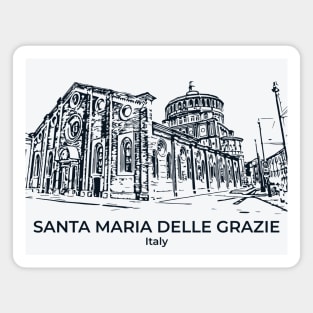 Santa Maria delle Grazie - Italy Magnet